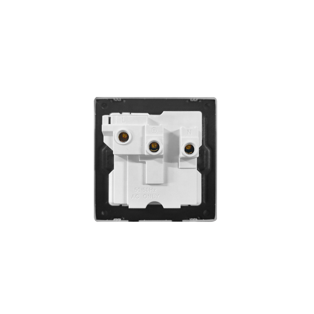 16a 5 Pin PC 86 Panel Traditional Gery Wall home neon power Switches socket outlet with switch