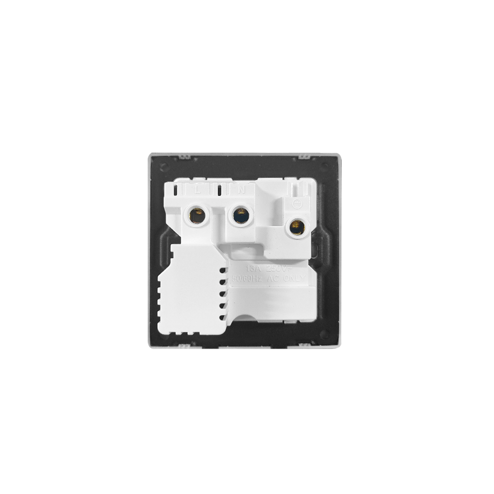 2 Usb Type A C 13a PC 86 Panel Traditional Gery Wall home neon power Switches socket
