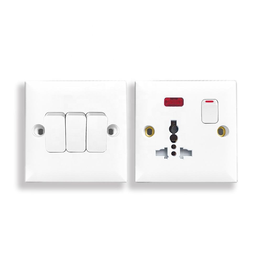 16A PP Wall Power Switch Socket Home Application Electric Outlets