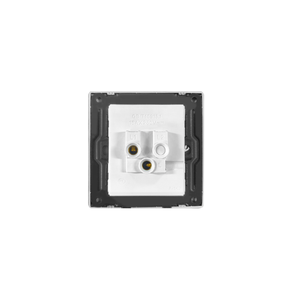 86 Panel 10a 1 Gang 1 Way Gery PC Wall Light Switches